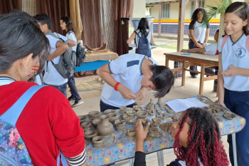 Notícia: Projeto de escola estadual une arqueologia, história e cultura amazônica em Santarém
